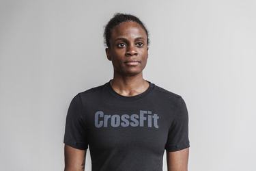 T-Shirt Nobull Crossfit® Femme Noir | QB8457169