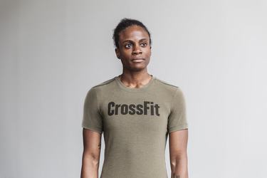 T-Shirt Nobull Crossfit® Femme Vert | OW0719246