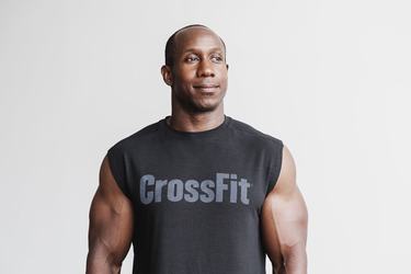 T-Shirt Nobull Crossfit® Sans Manches Homme Noir | AS6472058
