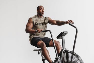 T-Shirt Nobull Crossfit® Sans Manches Homme Vert | VW7012493