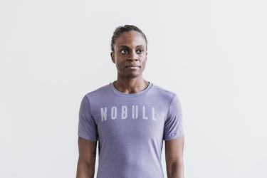 T-Shirt Nobull Femme Lavande | JG0723951