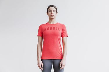 T-Shirt Nobull Femme Rouge | GN2103897