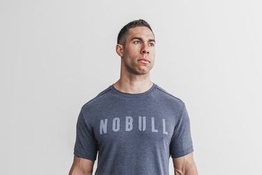 T-Shirt Nobull Homme Bleu Marine | TF8410965