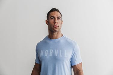 T-Shirt Nobull Homme Bleu | PI8349721