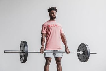 T-Shirt Nobull Homme Corail Clair | LJ1430526