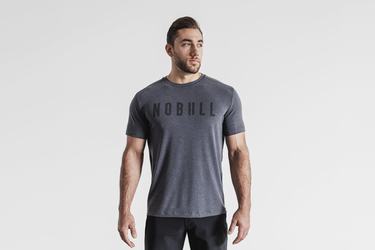 T-Shirt Nobull Homme Grise Foncé | PF3165097