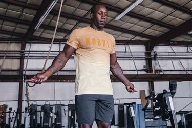 T-Shirt Nobull Homme Jaune | EP5907481