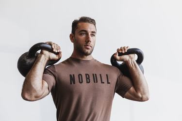 T-Shirt Nobull Homme Marron | MK5213869