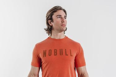 T-Shirt Nobull Homme Orange | EP5429816