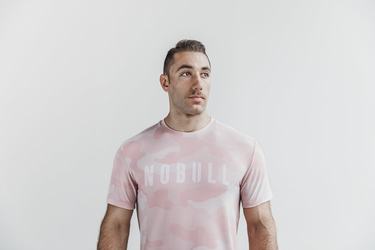 T-Shirt Nobull Homme Rose Camouflage | DZ1620973