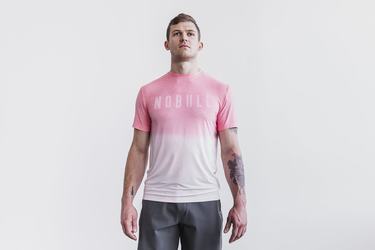 T-Shirt Nobull Homme Rose | NY1532609
