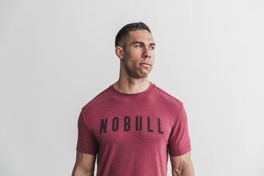 T-Shirt Nobull Homme Rouge | IS6931504