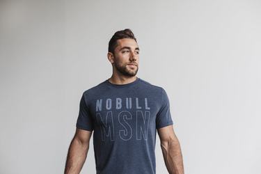 T-Shirt Nobull (Madison) Homme Bleu Marine | UD5172643
