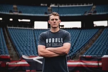 T-Shirt Nobull New England Homme Bleu Marine | QN8926401