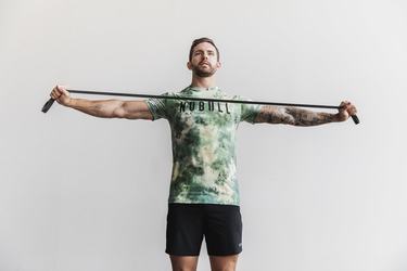 T-Shirt Nobull Tie-Dye Homme Vert | BX3182679
