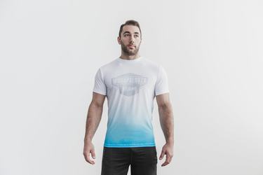 T-Shirt Nobull Wodapalooza Dip-Dye Homme Bleu | IZ1205873