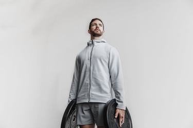Veste Nobull Arctic Zip-up Homme Grise | RQ1637849