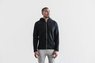 Veste Nobull Arctic Zip-up Homme Noir | QR0481653