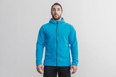 Veste Nobull Arctic Zip-up Neon Homme Bleu | ET9058672