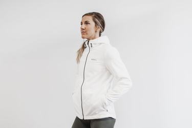 Veste Nobull Softshell Femme Blanche | UP1056837